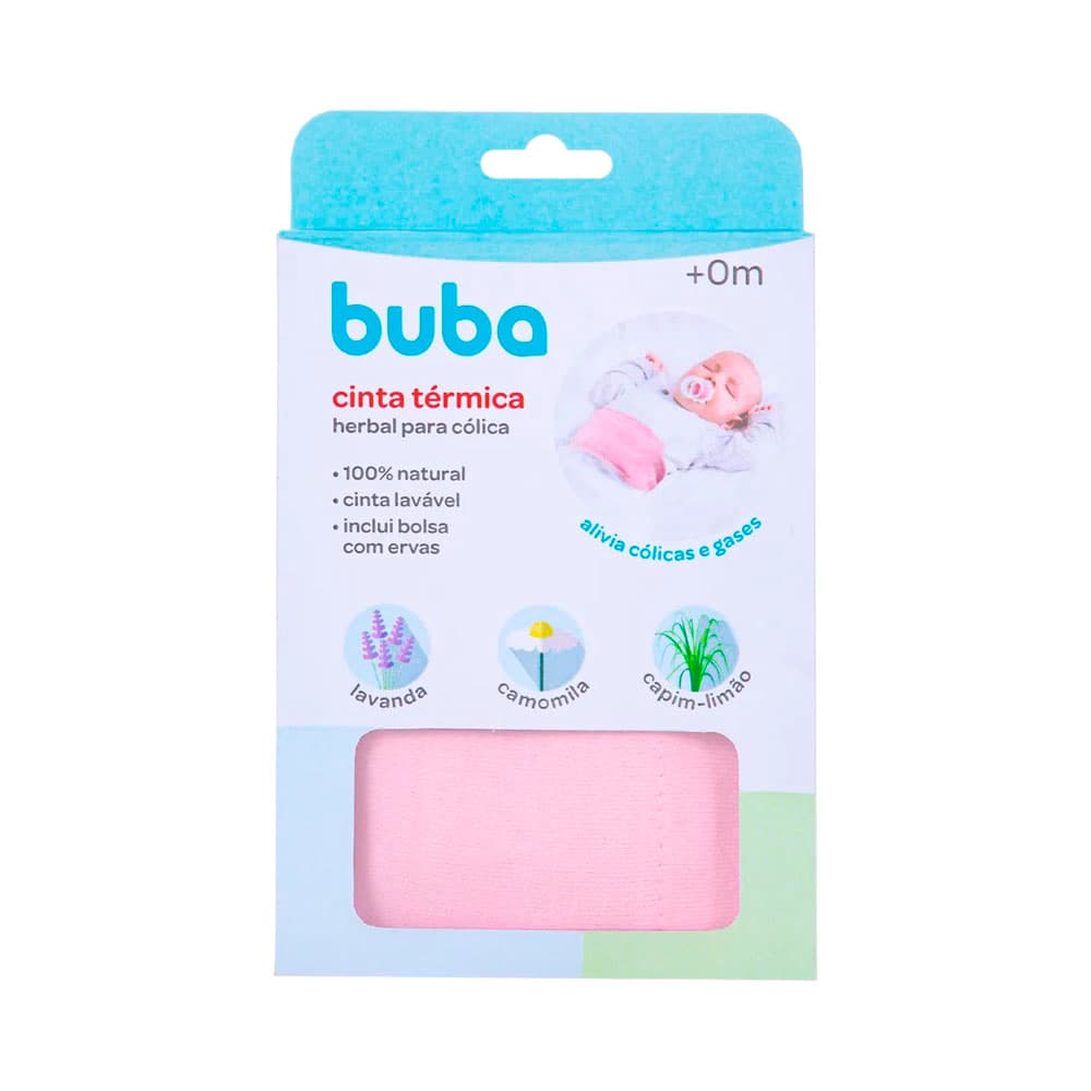 Cinta Térmica para Cólicas Rosa Buba