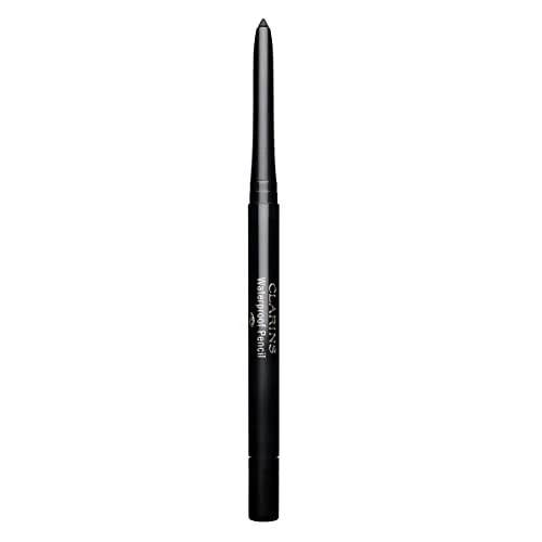 Lápis Delineador de Olhos Clarins Waterproof Eye Pencil 01 Preto