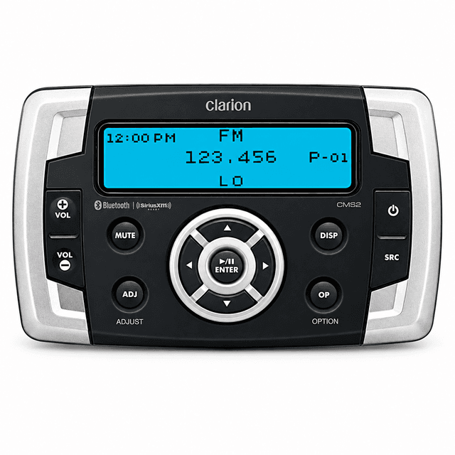 Estéreo Marítimo Clarion Cms2 - AM/FM Bluetooth USB