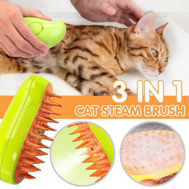 Escova Vaporizador Clean-Cat M9 3 Em 1 Clean-Cat