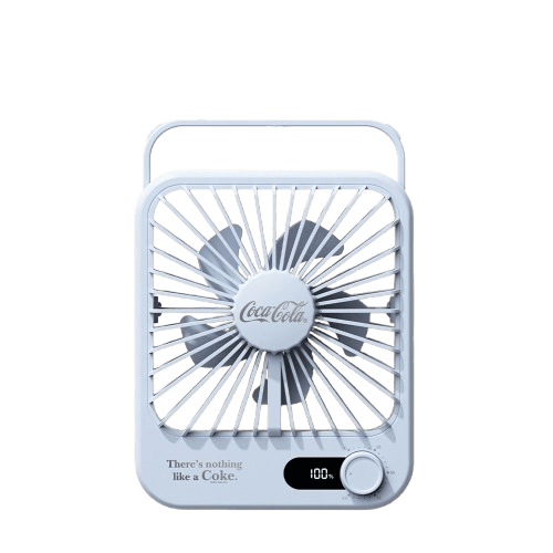 Ventilador Portátil Coca Cola C3 Azul