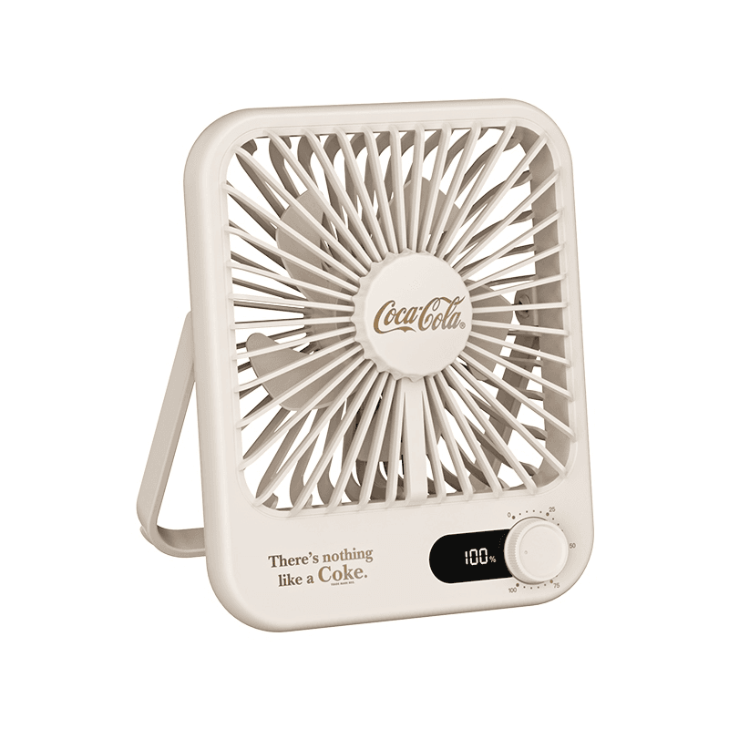 Ventilador Portátil Coca Cola C3 Bege