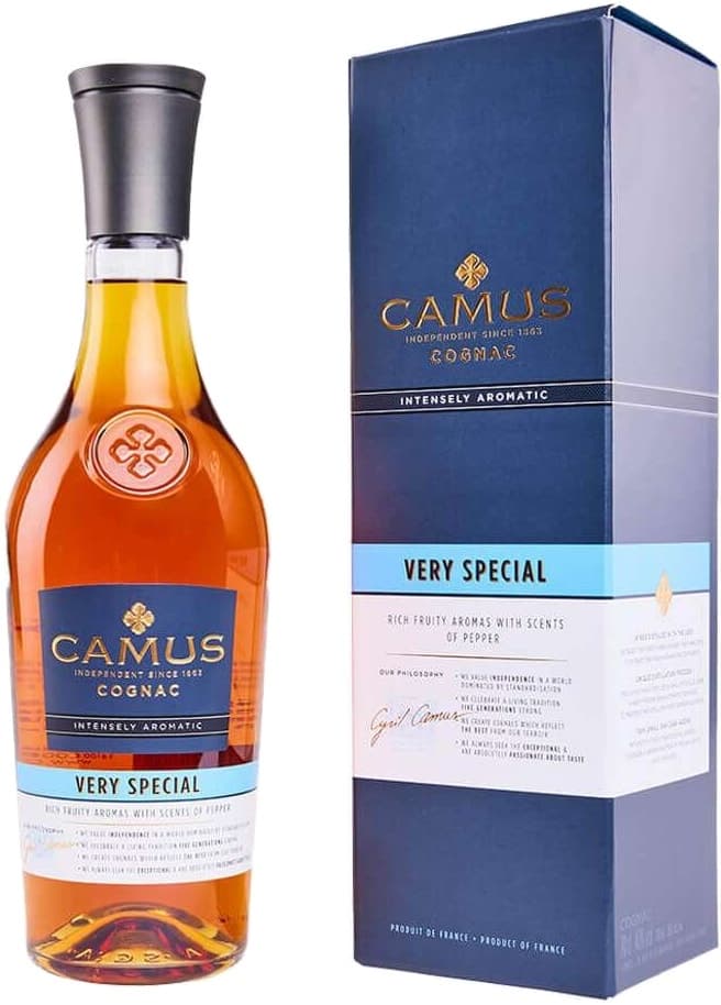 Conhaque Camus Vs Intensely Aromatic Com Caixa