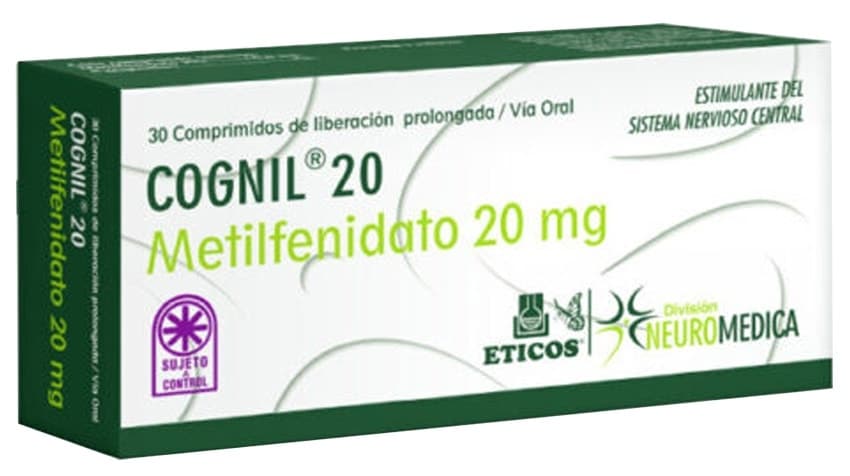 Metilfenidato 20MG (30 Comprimidos)