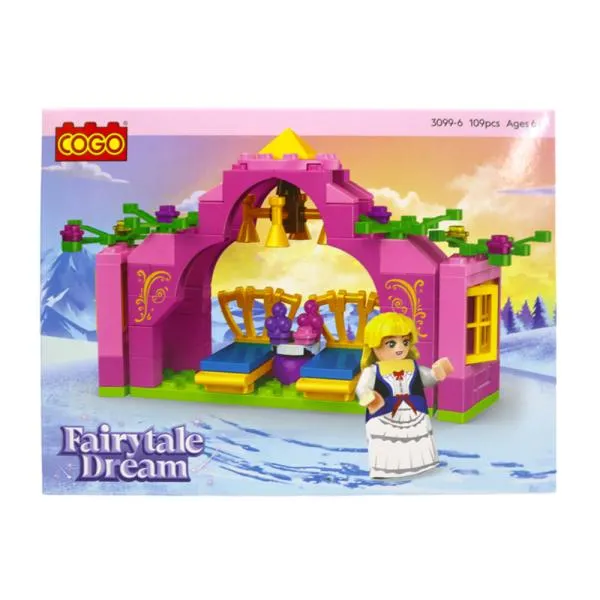 Blocos de Montar Cogo 3099-6 Girls Fairytale Dream 109 Peças