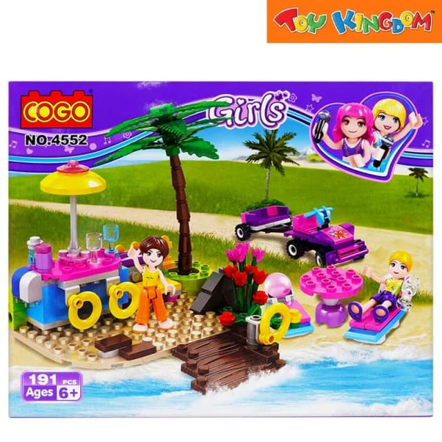 Bloco de Montar Cogo Beach Girl 191 Peças