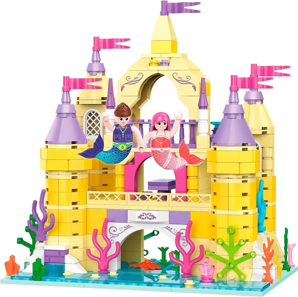 Blocos de Montar Cogo Fairytale Dream Enchanted Mermaid Castle - 2013 (527 Peças)