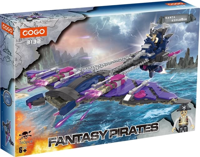 Blocos de Montar Cogo Fantasy Pirates 3132 (760 Peças)
