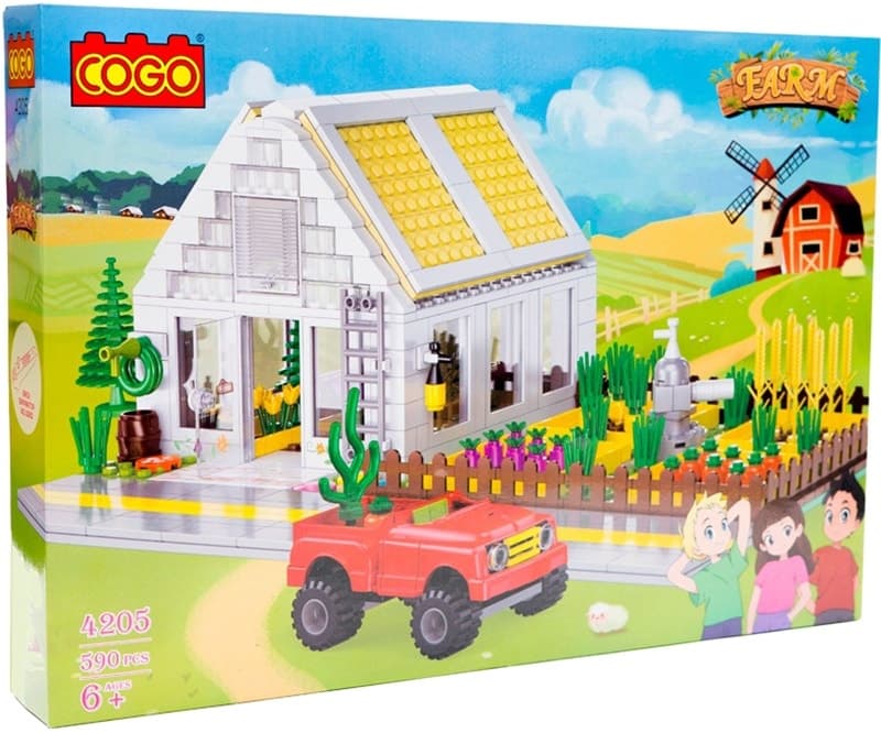 Blocos de Montar Cogo Farm La Huerta - 4205 (590 Peças)