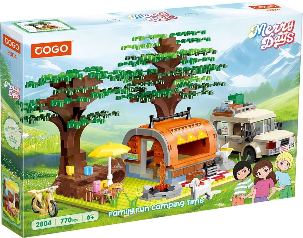Blocos de Montar Cogo Merry Days Family Fun Camping - 2804 (770 Peças)