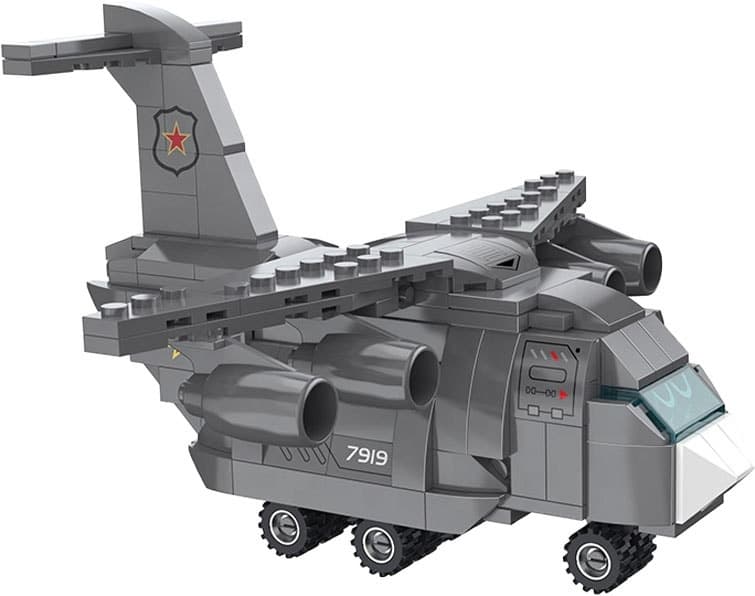 Blocos de Montar Cogo Military Series Conveyor Y-20 (258 Peças)