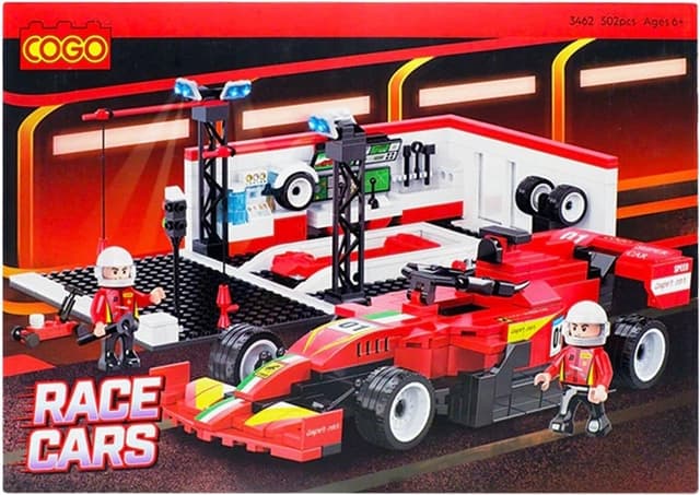 Blocos de Montar Cogo Race Cars 3462 (502 Peças)