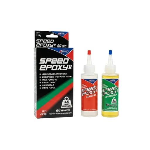 Cola Epóxi Deluxe Materials Speed Epoxy Ii 3.5Ton 620MIN