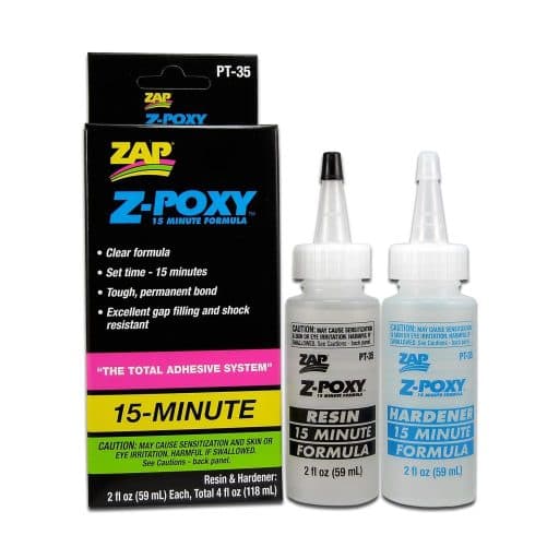 Cola Epóxi Zap Z-Poxy 15 Minute 4OZ