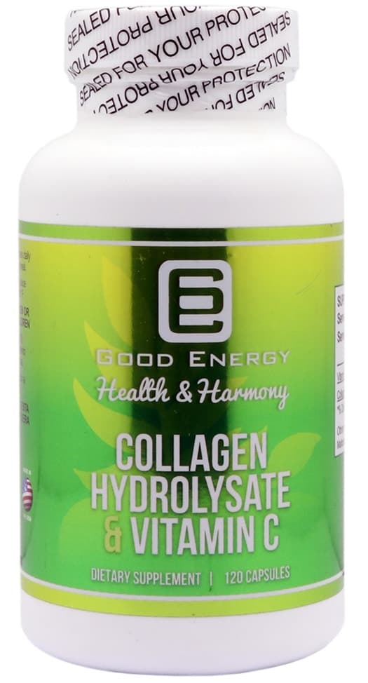 Cápsulas de Colágeno Good Energy Health & Harmony Colágeno Hidrolisado Vitamina C 120 Unidades