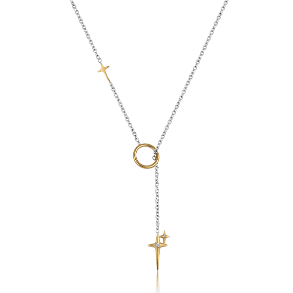 Colar Feminino Daniel Klein Dkj.15.20002-3 Prata/Dourado