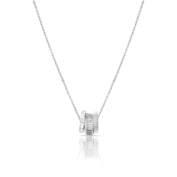 Colar Feminino Daniel Klein Dkj.2.4001-1 Prata