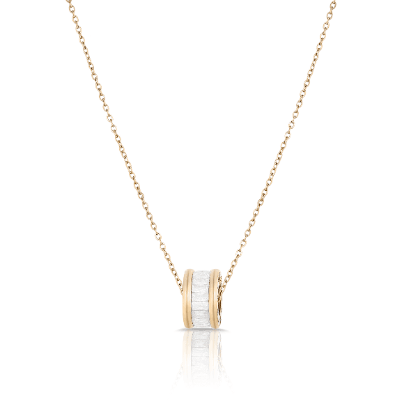 Colar Feminino Daniel Klein Dkj.2.4002-2 Dourado/Prata