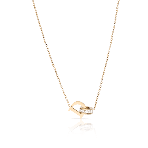 Colar Feminino Daniel Klein Dkj.2.4004-3 Dourado