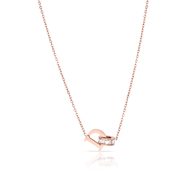 Colar Feminino Daniel Klein Dkj.2.4004-4 Rose Gold