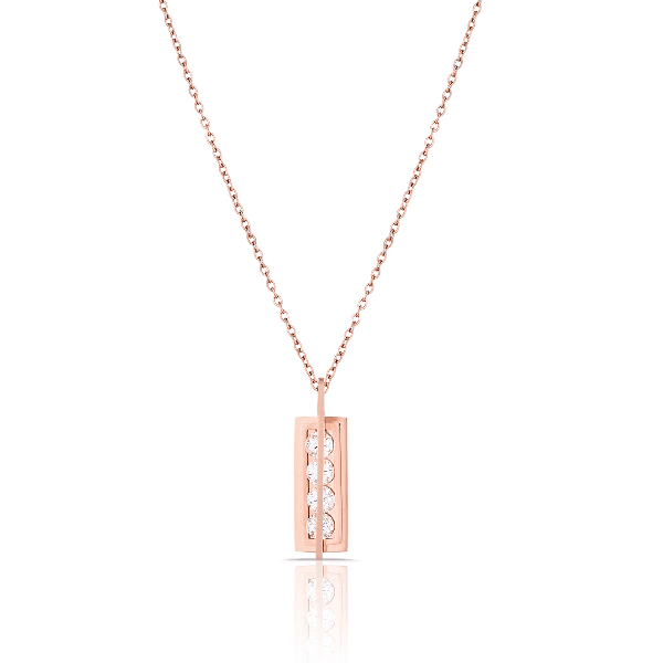 Colar Feminino Daniel Klein Dkj.2.4006-4 Rose Gold