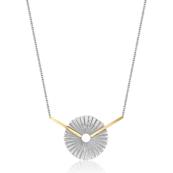 Colar Feminino Daniel Klein Dkj.5.20012-3 Prata/Dourado
