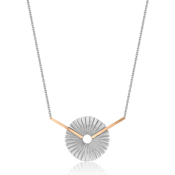 Colar Feminino Daniel Klein Dkj.5.20012-4 Prata/Rose Gold