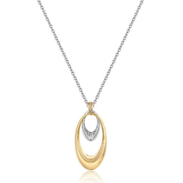 Colar Feminino Daniel Klein Dkj.5.20013-3 Prata/Dourado
