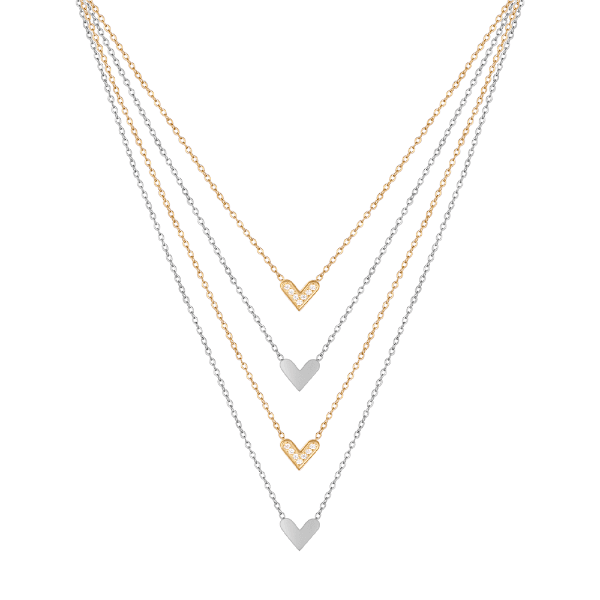 Colar Feminino Daniel Klein Dkj.5.20018-3 Dourado/Prata