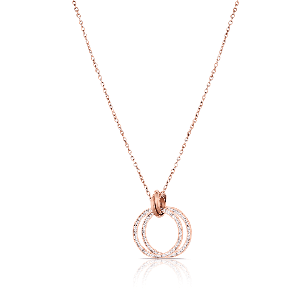 Colar Feminino Freelook Frj.3.6001-4 de Aço Inoxidável Rosa Ouro
