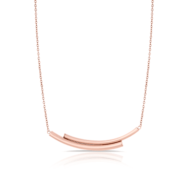 Colar Feminino Freelook Frj.3.6002-4 Aço Inoxidável Rosa Ouro