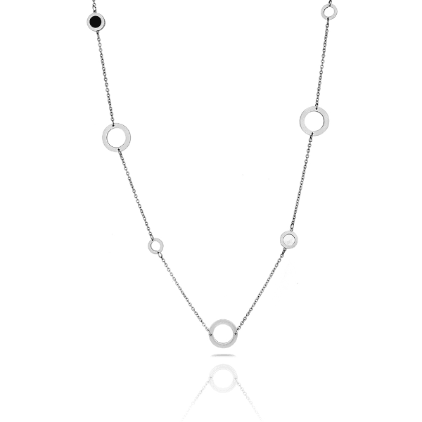 Colar Feminino Freelook Frj.3.6003-1 de Aço Inoxidável Prata