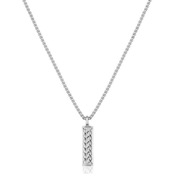 Colar Masculino Daniel Klein Dkj.15.20001-1 Prata