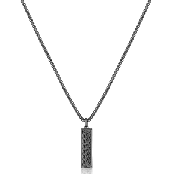 Colar Masculino Daniel Klein Dkj.15.20001-2 Preto
