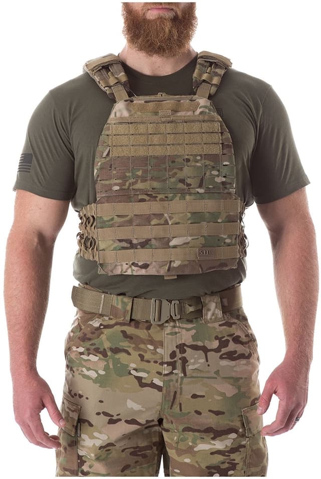 Colete Tático 5.11 Tactical Tactec Plate Carrier 56385-169 MultiCam