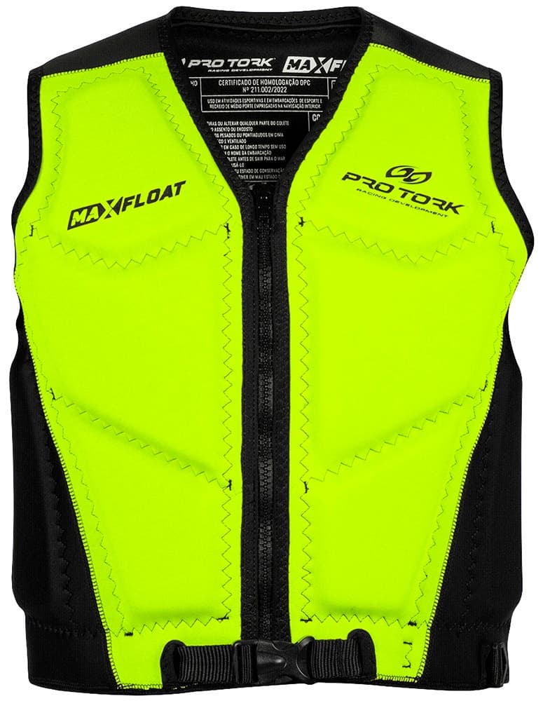 Colete Salva-vidas Pro Tork Max Float Cln-04PTAM Amarelo