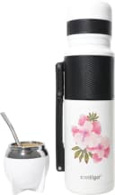 Anúncio: Combo Matero Contigo Garrafa Térmica 1.18L + Cuia + Bomba + Bolsa - Rosa