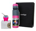 Anúncio: Combo Matero Contigo Garrafa Térmica 1.1L + Cuia + Bomba - Fucsia