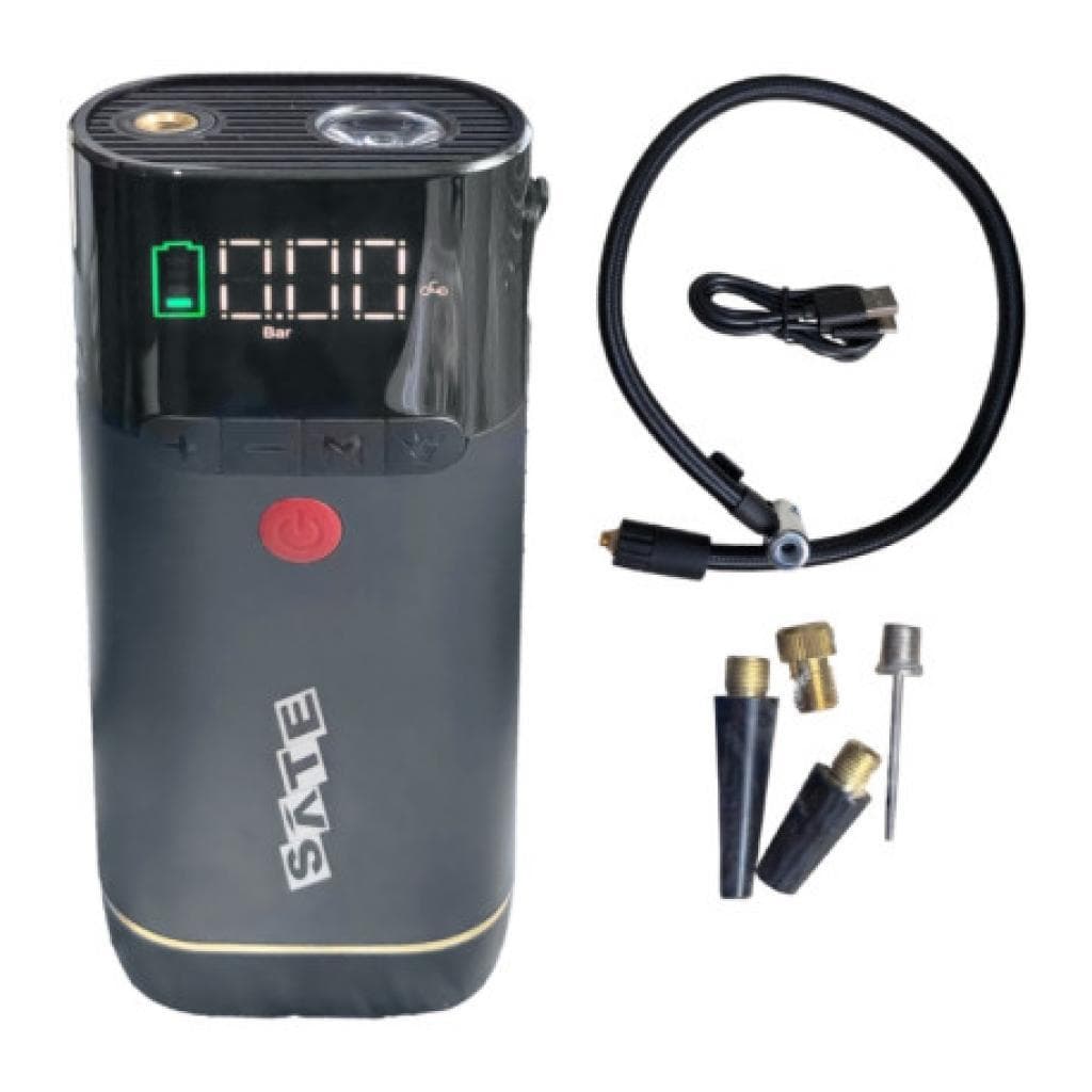 Compressor de Ar Elétrico Portátil Satellite A-MP82 Preto