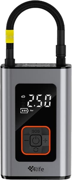 Compressor de Ar Portátil 4Life FL22C001G - Cinza