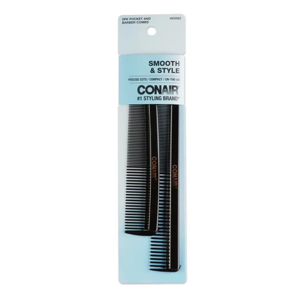 Pente Conair Barber Combs 2PK