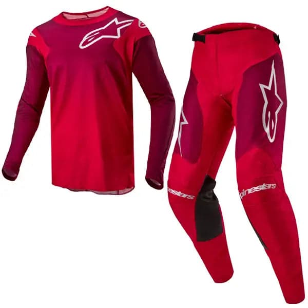 Conjunto Alpinestars Racer Hoen M.RED/BURG L