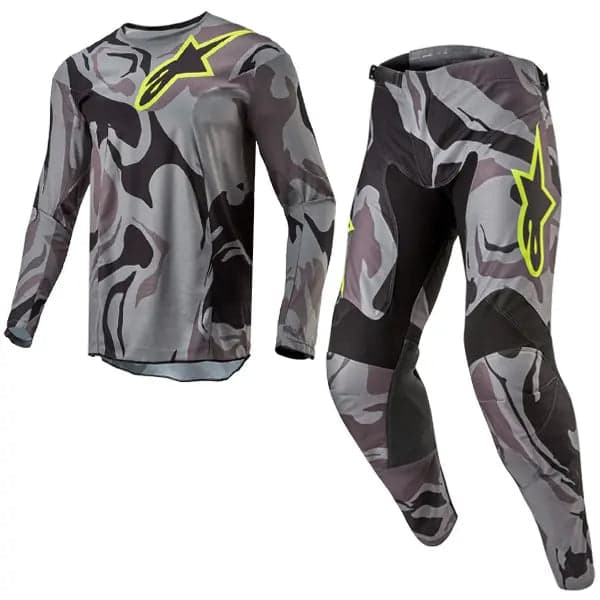 Conjunto Alpinestars Racer Tactical Irom Cam/D. Gray Tamanho M