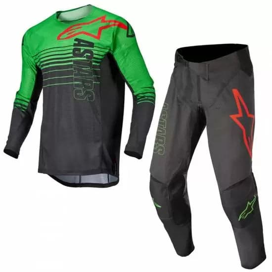 Conjunto Alpinestars Techstar Phantom Dk Azul Branco Tamanho M