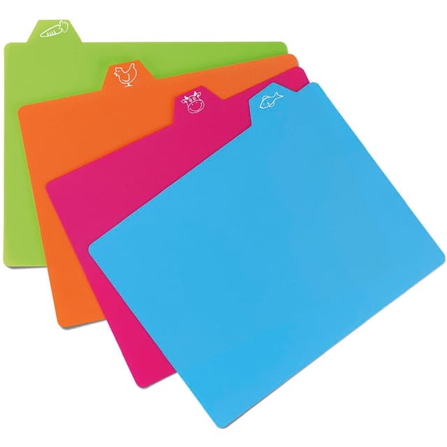 Conjunto de Esteiras de Corte Cuisinart Ccm-4PC 4 Plástico Coloridas