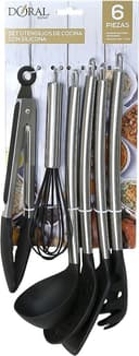 Anúncio: Conjunto de Utensílios Doral - Preto (6 peças)