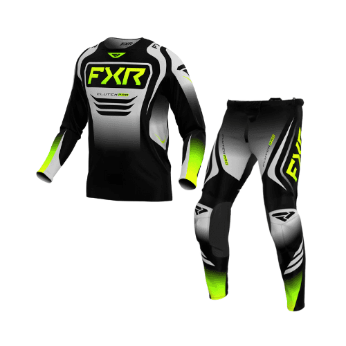 Conjunto Fxr Clutch Pro Preto/Vermelho/Roxo 2XL