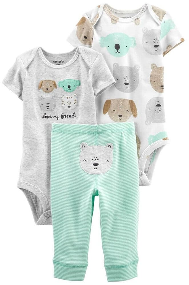 Conjunto para Bebê Carter's Masculino (3 Peças)