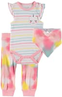 Anúncio: Conjunto para bebê René Rofé RSE145G25 - Feminino (3 Peças)