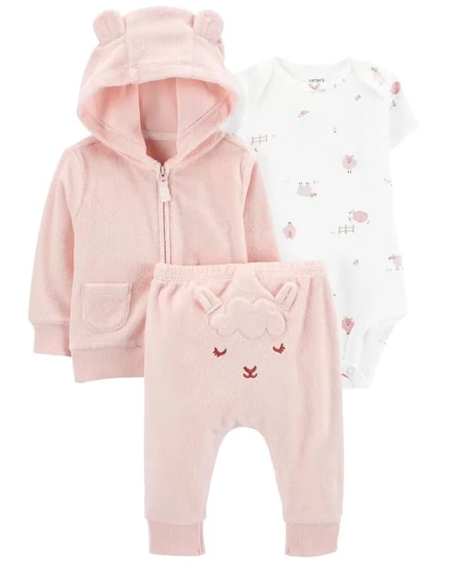 Conjunto de Pijama Carter's 1N688610 - Masculino (3 Unidades)